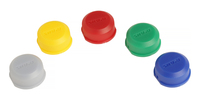 COLOR ID CAPS FOR BLX2 HANDHELD TRANSMITTERS / PACKAGE OF 5 TOTAL (RED, BLUE, GREEN, YELLOW, WHITE)