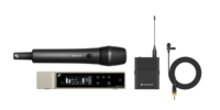 DIGITAL WIRELESS LAPEL/HANDHELD COMBO SYSTEM, SINGLE CH RECEIVER W/ 835-S HH, BODYPACK & ME 2 LAPEL