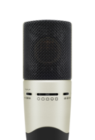 MULTI-PATTERN, LARGE-DIAPHRAGM CONDENSER MICROPHONE WITH 24-CARAT-GOLD-PLATED CAPSULE,