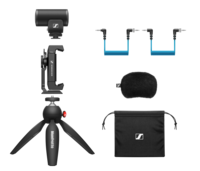 COMPACT ON-CAMERA SHOTGUN MICROPHONE KIT (SUPERCARDIOID, CONDENSER).