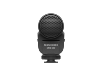 SMALL SHOTGUN MICROPHONE FOR CAMERAS WITH A LIGHTING SHOE MOUNT AND EXTERNAL MICROPHONE INPUT