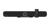 TEAMCONNECT BAR M: COMPLETE AV CONFERENCING DEVICE FOR MID-SIZED ROOMS- 6 MICS, 4 SPEAKERS, 1 CAMERA