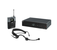 XSW WIRELESS HEADWORN MIC SYSTEM WITH 1X EM XSW 1 RECEIVER, SK XSW BODYPACK, ME 3-II HEADSET MIC