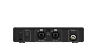 SINGLE HALF-RACK STEREO UHF TRANSMITTER, RUGGED METAL HOUSING – PART OF THE XS WIRELESS IEM SERIES.