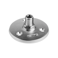 MOUNTING FLANGE, HEAVY DUTY, MATTE SILVER