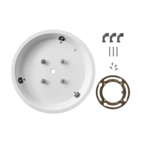 HARD CEILING MOUNT- ALLOWS MXA901-R CEILING ARRAY MIC TO BE MOUNTED FLUSH IN DRYWALL OR HARD CEILING
