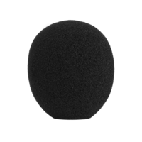 BLACK HIGH PERFORMANCE BALL FOAM WINDSCREEN FOR MICROFLEX GOOSENECK MICROPHONES