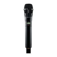 HANDHELD WIRELESS MICROPHONE TRANSMITTER,METAL,CARDIOID DYNAMIC CAPSULE,BLACK