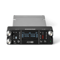 DUAL CHANNEL PORTABLE RECEIVER, SLOT-MOUNT,   470-636MHZ