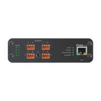 4-OUTPUT, BLOCK CONNECTORS, MIC/LINE DANTE? AUDIO NETWORK INTERFACE WITH PEQ AND AUDIO SUMMING