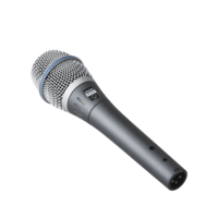 SUPERCARDIOID CONDENSER HANDHELD VOCAL MICROPHONE / INCLUDES A25D MIC CLIP & CARRYING BAG
