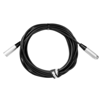 25FT SHURE HI-FLEX XLR MICROPHONE CABLE, CHROME XLR CONNECTORS