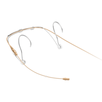 DURAPLEX OMNIDIRECTIONAL SUBMINIATURE HEADSET MIC, IP57 RATED, TAN, MTQG (TA4F)