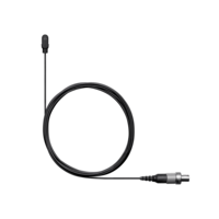DURAPLEX OMNIDIRECTIONAL WATERPROOF SUBMINIATURE LAPEL, BLACK, LEMO