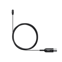 DURAPLEX OMNIDIRECTIONAL WATERPROOF SUBMINIATURE LAPEL, BLACK, MTQG