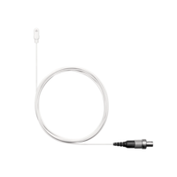 DURAPLEX OMNIDIRECTIONAL WATERPROOF SUBMINIATURE LAVALIER, WHITE, LEMO