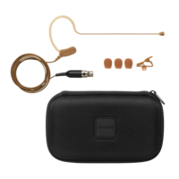 OMNIDIRECTIONAL EARSET HEADWORN MICROPHONE, COCOA / BROWN SKIN TONE COLOR
