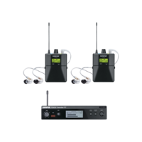 TWIN PACK IN-EAR MONITORING SYSTEM INCL TRANSMITTER, 2 RECEIVERS WITH 2 - SE215 EARBUDS