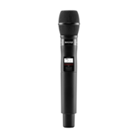 QLX-D DIGITAL HANDHELD WIRELESS TRANSMITTER WITH BLACK KSM9 MIC / HANDHELD MIC COMPONENT ONLY