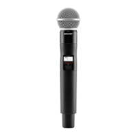 QLX-D DIGITAL HANDHELD WIRELESS TRANSMITTER WITH SM 58 MIC / HANDHELD MIC COMPONENT ONLY