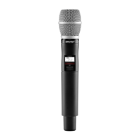 QLX-D DIGITAL HANDHELD WIRELESS TRANSMITTER WITH SM 86 MIC / HANDHELD MIC COMPONENT ONLY