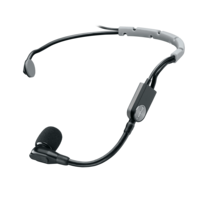 HEADSET CARDIOID CONDENSER MIC WITH SNAP-FIT WINDSCREEN AND INLINE XLR PREAMP