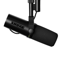 SM7B DYNAMIC VOCAL MICROPHONE WITH BUILT-IN PREAMP PROVIDING UP TO +28DB OF GAIN