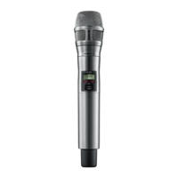ULX-D HANDHELD TRANSMITTER,SUPERCARDIOID DYNAMIC CAPSULE,H50 (534-598 MHZ) WIRELESS BAND,NICKEL
