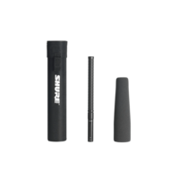 MEDIUM CONDENSER SHOTGUN MICROPHONE WITH CASE AND FOAM WINDSCREEN