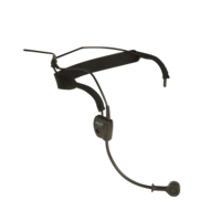 HEADWORN CARDIOID DYNAMIC MICROPHONE WITH 4' CABLE AND XLR CONNECTOR WITH BELT CLIP