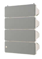 VARIABLE DIRECTIVITY SPEAKER-8 X 5.5" WOOFERS- 4 X 1" WAVEGUIDE-LOADED HF COMPRESSION DRIVERS/ WHITE