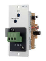 LINE INPUT MODULE- UNBALANCED- 220K OHMS- VARIABLE MUTE-RECEIVE DEPTH- REMOVABLE TERMINAL BLOCK