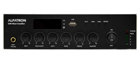 5-INPUT 60W MIXER AMP W/MP3 MEDIA PLAYER, ON-BOARD FM TUNER, & BLUETOOTH/ 60W @ 70/100V & 4-8-16OHMS