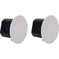 6.5" 30W Active Ceiling Speakers with Dante (Pair)