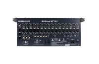 16 MIC LINE + 2 STEREO RACK MOUNT MIXER, 6 AUX SENDS, 4 BAND EQ WITH DUAL SWEPT MIDS, DUAL FX ENGINE
