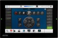 MD-702-BL, 7" MODERO G5 WALL-MOUNT TOUCH PANEL, BLACK