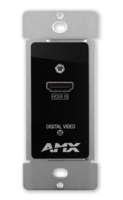 DXLINK 4K HDMI DECOR STYLE WALLPLATE TRANSMITTER (US), 4K AND UHD SUPPORT, HDCP COMPLIANT, BLACK