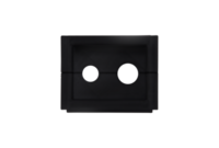 THE HPX-CPT200-W, CABLE PASS-THRU WELL MODULE, PROVIDES A CONVENIENT WAY TO KEEP CABLES OUT OF SITE
