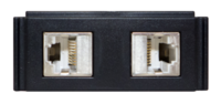 THE HPX-N102-SRJ45 MODULE PROVIDES TWO SHIELDED RJ-45 CONNECTIONS TO THE HYDRAPORT 600, 900 OR 1200.