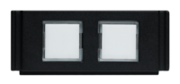 THE HPX-U100-2BTN, 2-BUTTON KEYPAD MODULE WITH LEDS IS A HYDRAPORT MODULE WITH TWO BUTTONS