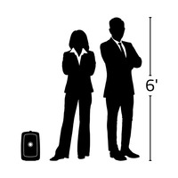 MEGAVOX SYSTEM U2, BATTERY POWERED PA, 1 WIRELESS MIC: HANDHELD WH-LINK / STAND, SAME AS MEGA-BP1-H