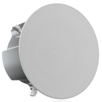 6" COAXIAL SPEAKER SYSTEM WITH 70V/100V 60W TRANSFORMER & 8OHM BYPASS, WHITE (PRICED EA, SOLD PR)