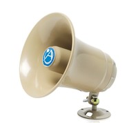 COMPACT HIGH EFFICIENCY PAGING HORN 15W @ 8OHM , LIGHT BEIGE