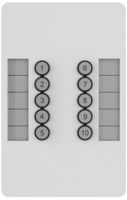 SNAKESYS 10SCENE WALL STATION,  SNAKESYS 10SCENE WALL PLATE WHITE (DUAL PACK) US