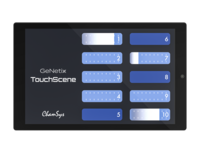 GENETIX TOUCHSCENE, 8" TOUCH SCREEN, CONNECT TO MAGICQ SYSTEMS/QUICKQ CONSOLES/GENETIX NODES