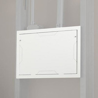 IN WALL STORAGE BOX WITH FLANGE AND COVER , WHITE