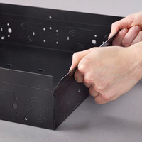 LARGE IN-WALL STORAGE BOX (*BOX ONLY*)-RECESSED SPACE FOR ROUTING EXCESS CABLES & POWER CONDITIONERS