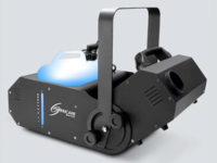 COMPACT, WATER-BASED FOG MACHINE OFFERS A MANUALLY ADJUSTABLE OUTPUT ANGLE OF 180°