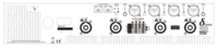 4CH AMPLIFIER 14000 TOTAL WATTS, NON DSP