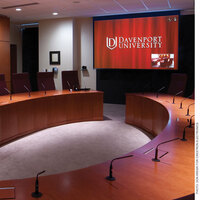 ACCESS E SCREEN, 137" DIAG (72.5" X 116"), 16:10 FORMAT, MATT WHITE XT1000E SURFACE, 110V STD MOTOR